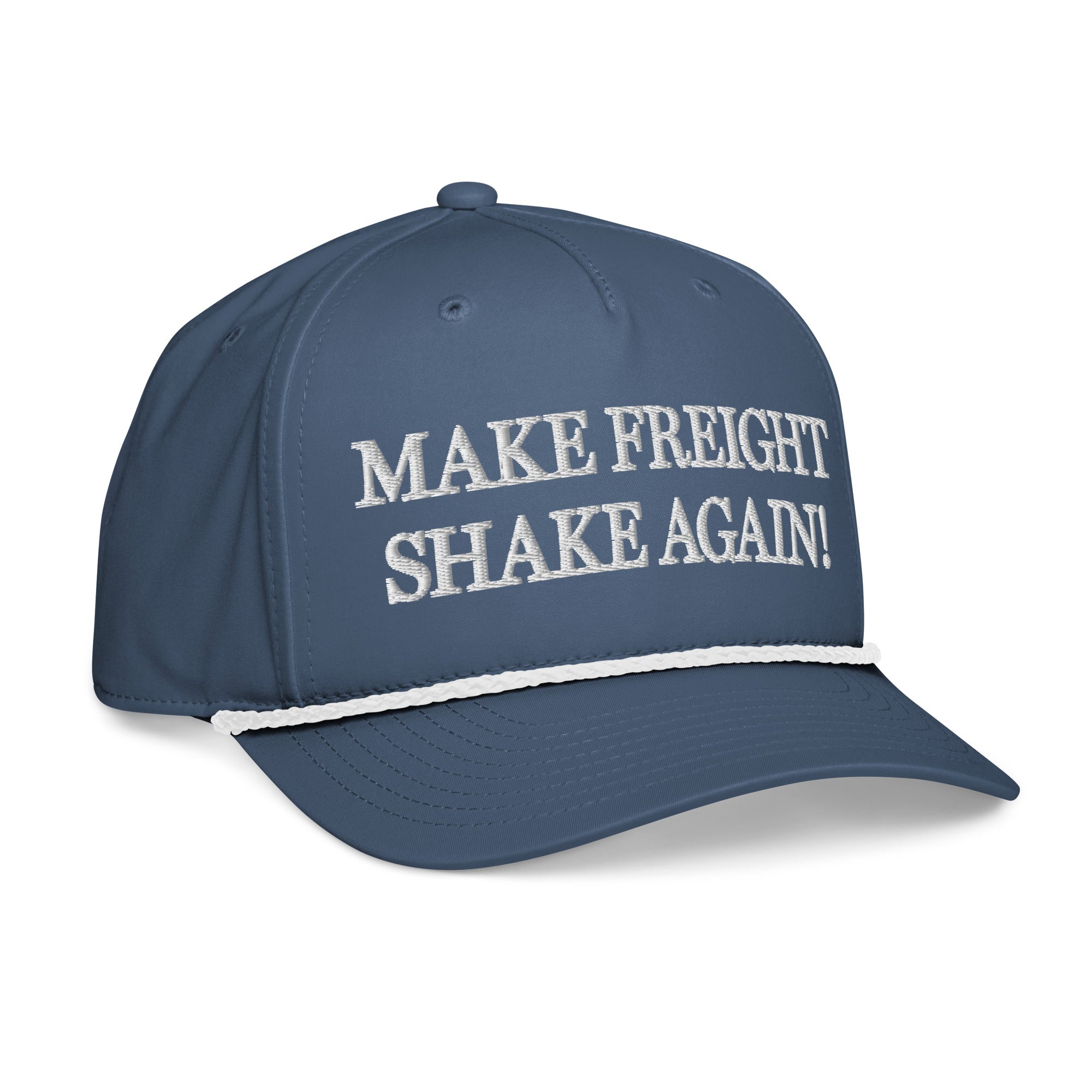 The OG Make Freight Shake Again Classic Snapback Rope Hat - Blue with ...